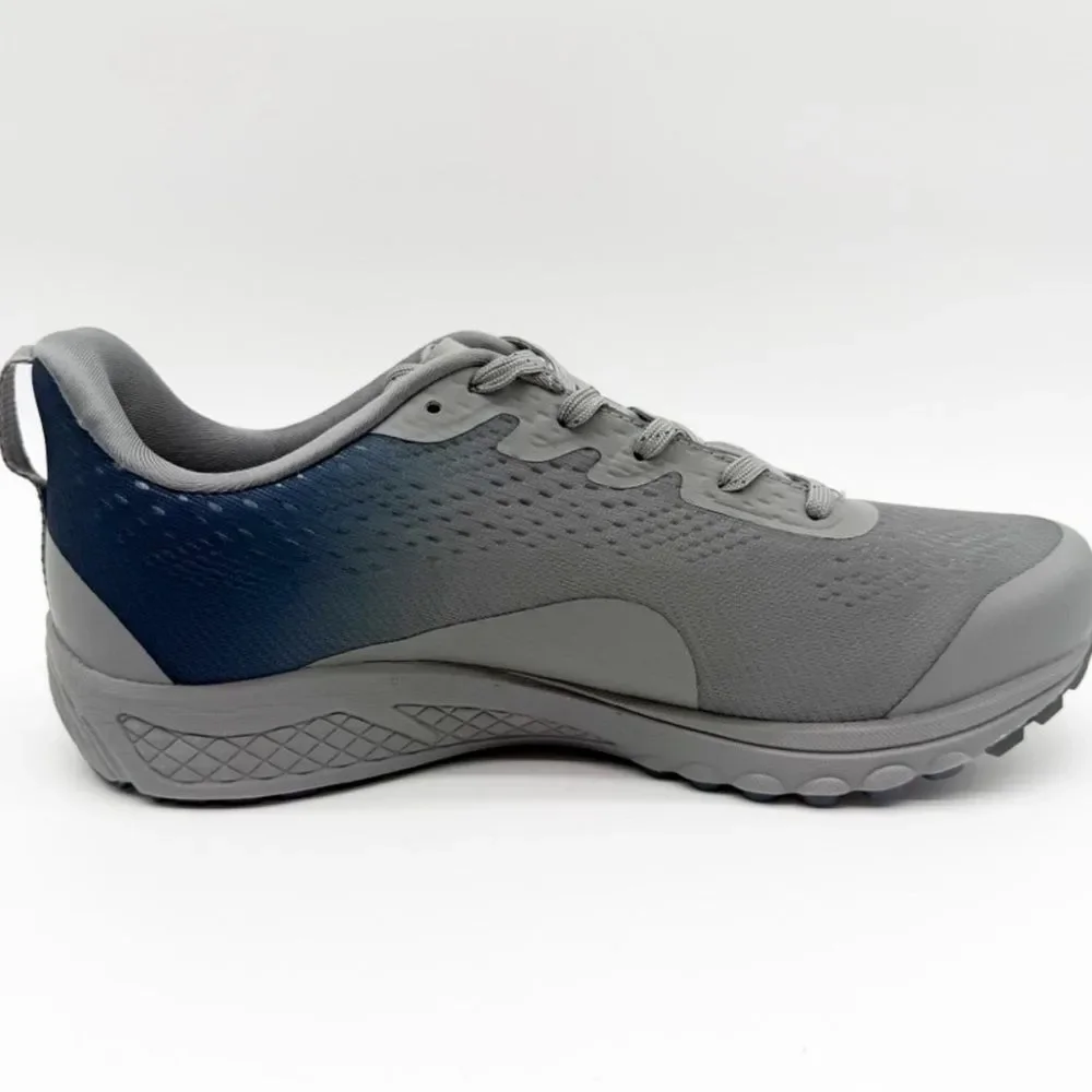 Propet One Evolve Mens Orthotic Walking Sneakers Mesh Gray Blue 10 Xtra Wide NEW
